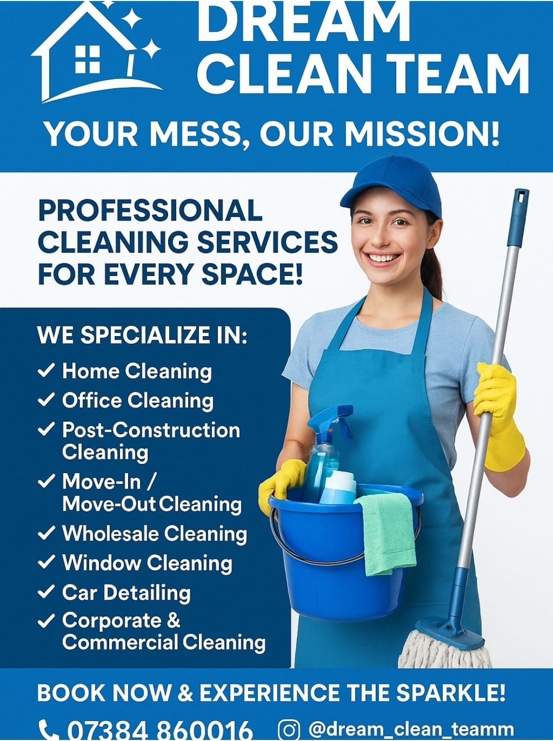 Cleaning work