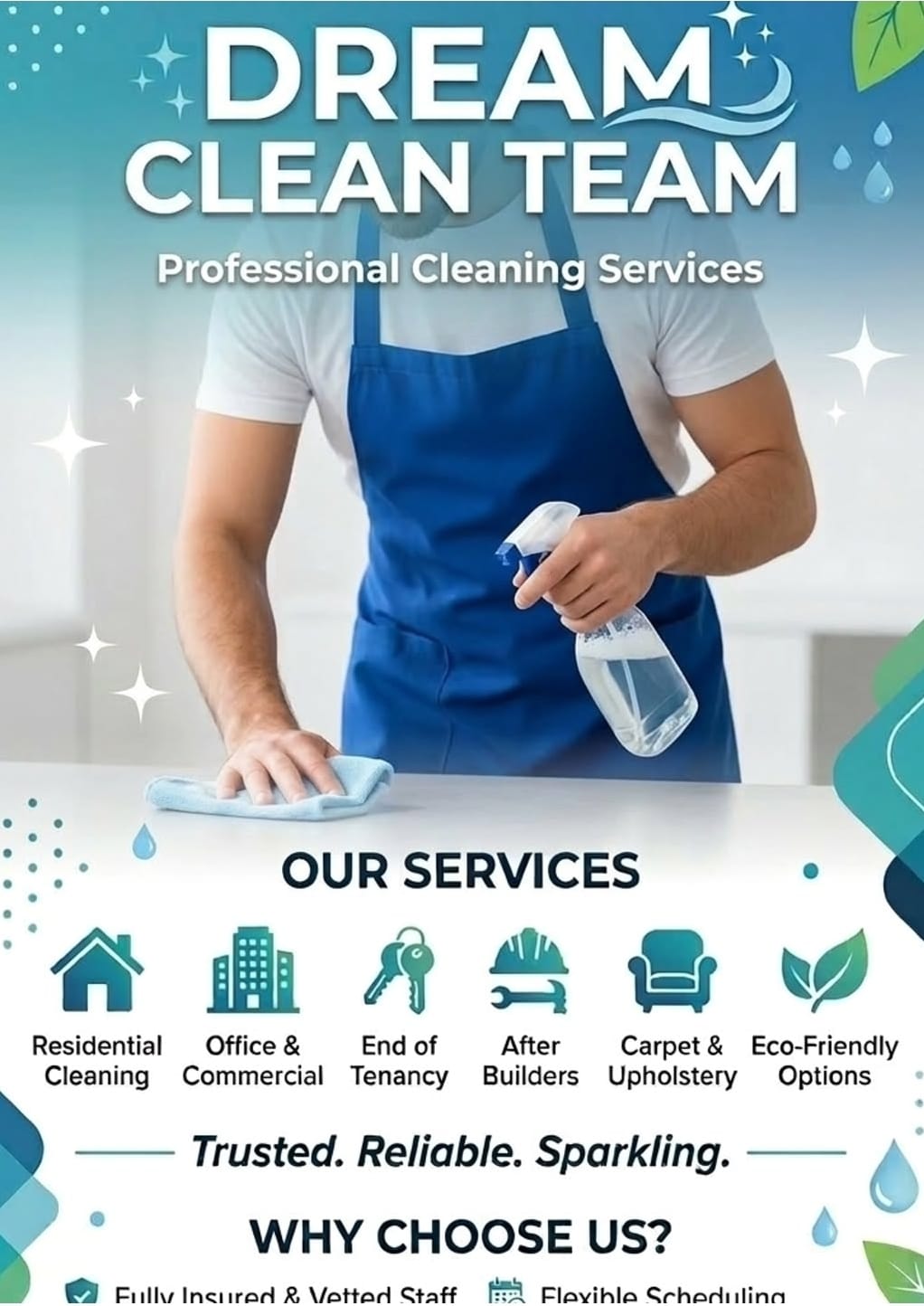 Cleaning work